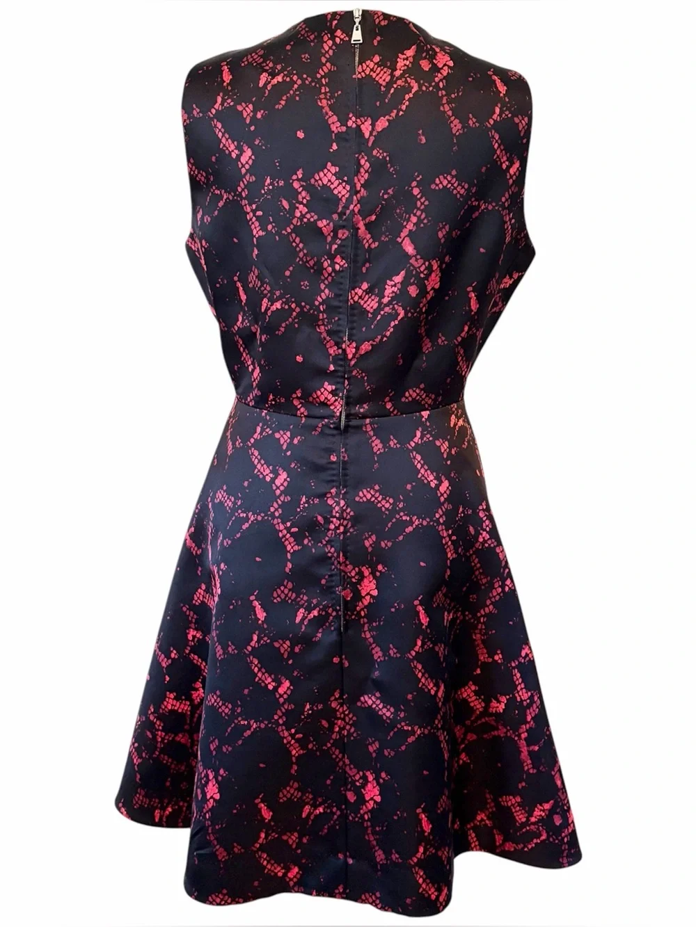 Louis Vuitton Pre-Fall 2013 Silk Lace Print Fit & Flare A-Line Cocktail Dress